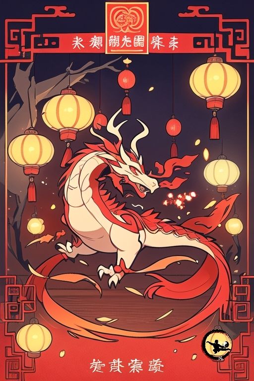 Dragon de bois - nouvel an chinois 2024