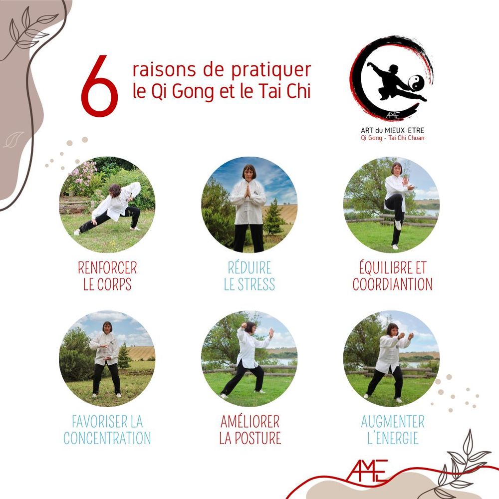 Qi gong et Tai Chi - Bourgoin - Maubec - Art du Mieux-Etre - AME - Adeline VIVIANT